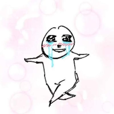 weird happy crying thing