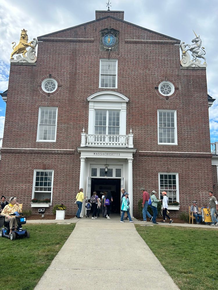 The Massachusetts building.