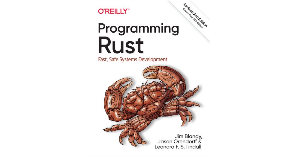 Cover of Programming Rust book