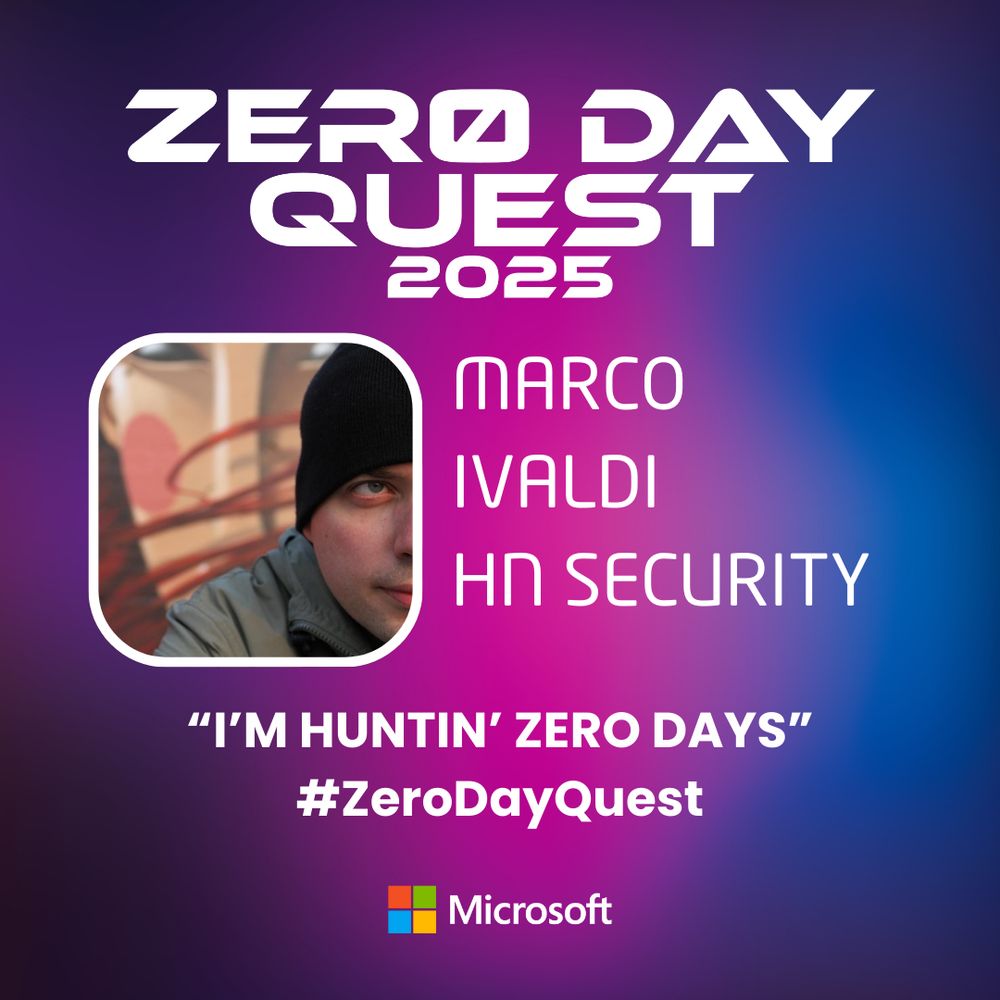 #ZeroDayQuest social badge