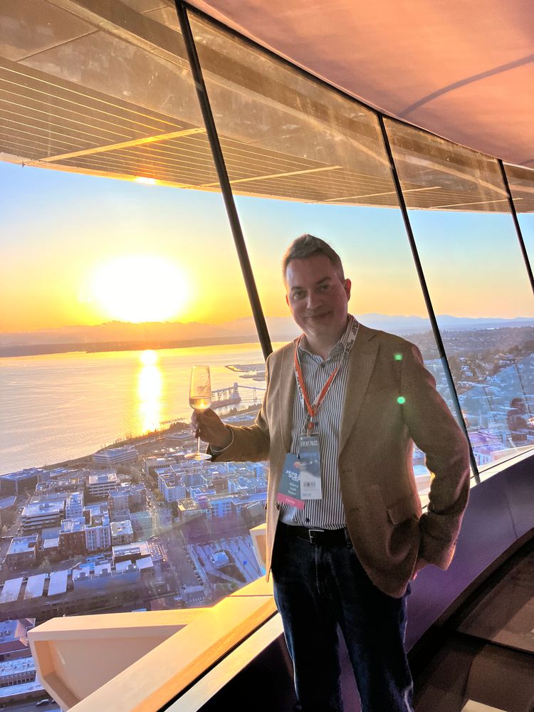Sunset at the Space Needle