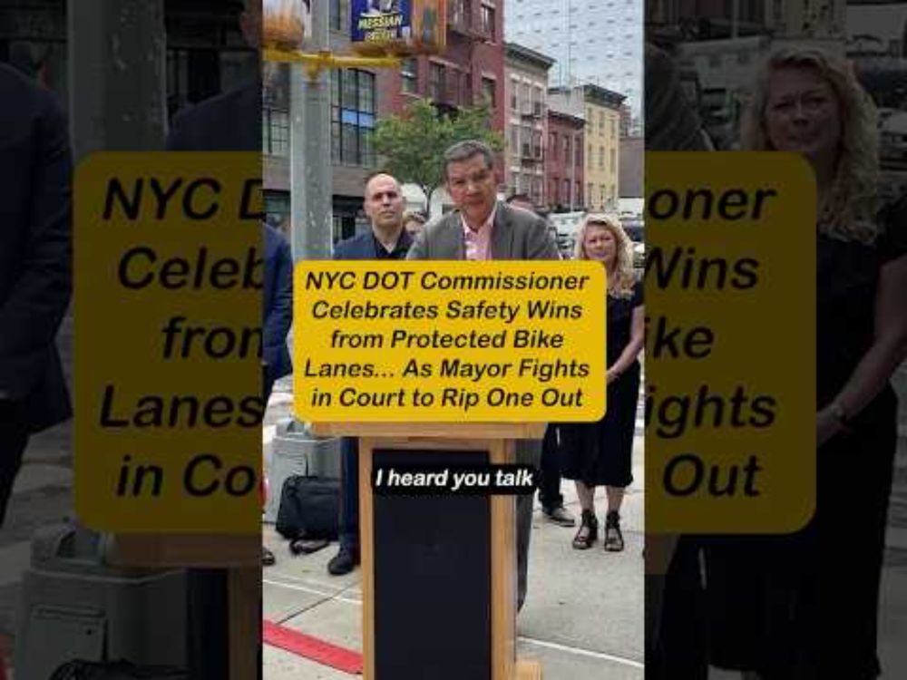 NYC DOT Official Celebrates Safety Wins from Protected Bike Lanes As Mayor Fights to Rip One Out