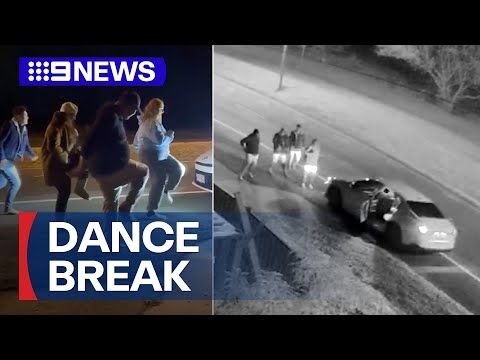 Lucky Uber driver gets Nutbush performance from passengers | 9 News Australia