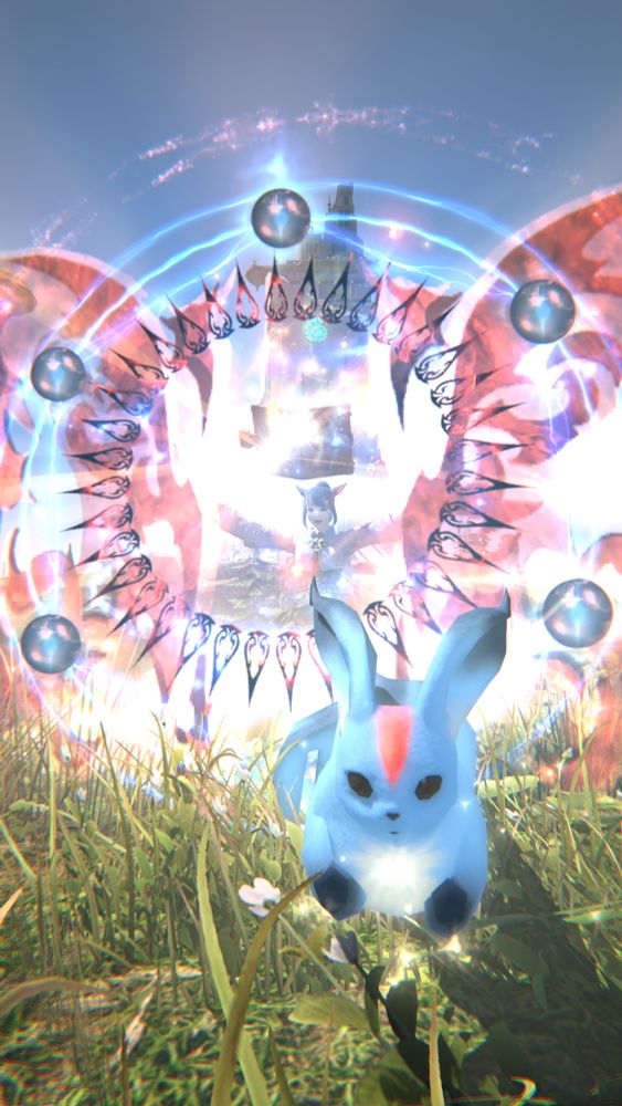 Final Fantasy XIV, casting the ability Ruin IV in 2025.