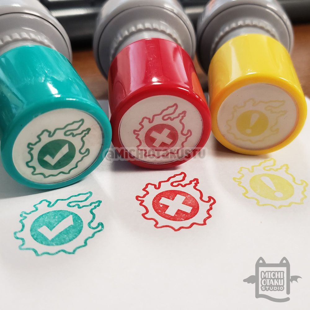 [[PRE-ORDER]] FFXIV MSQ Icon Self-Inking Stamps