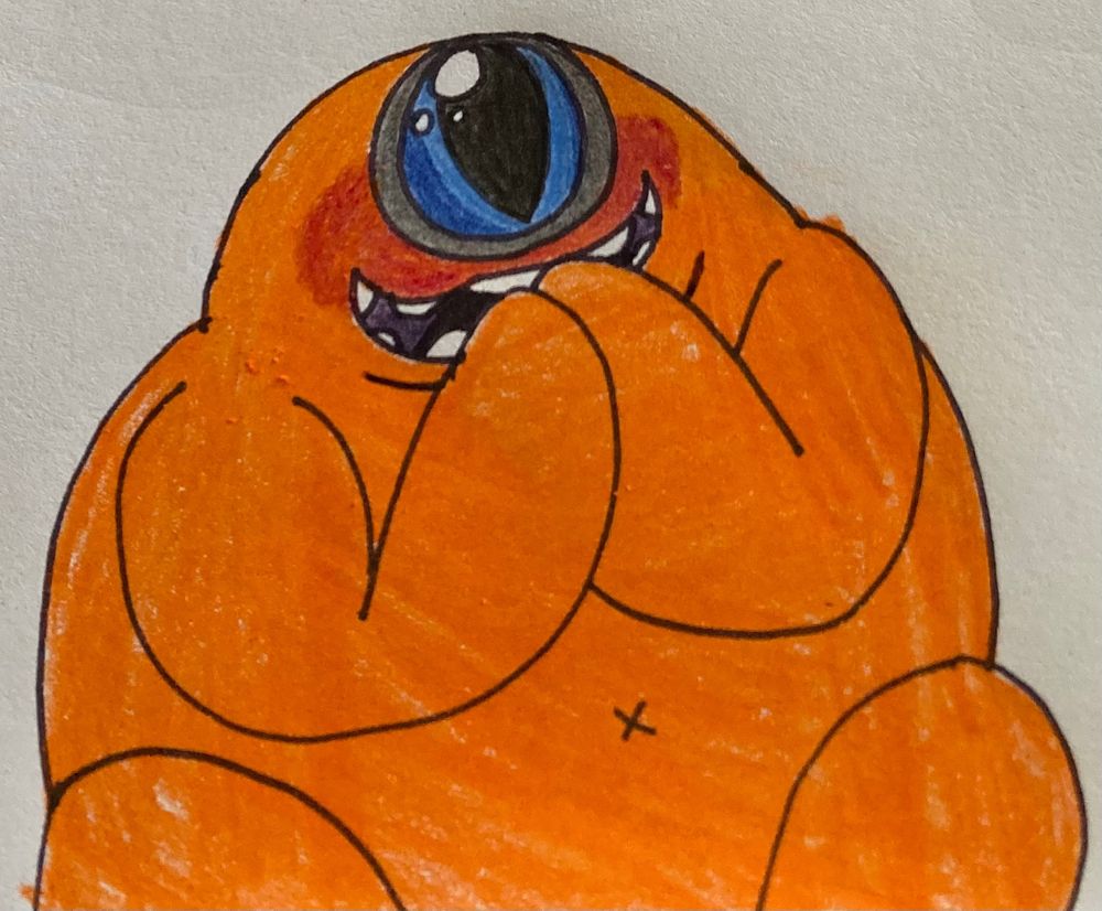 A young Rusty-Red.  Many grownups say he’s an absolute sweetheart who is always polite, friendly and even loving towards his many friends.