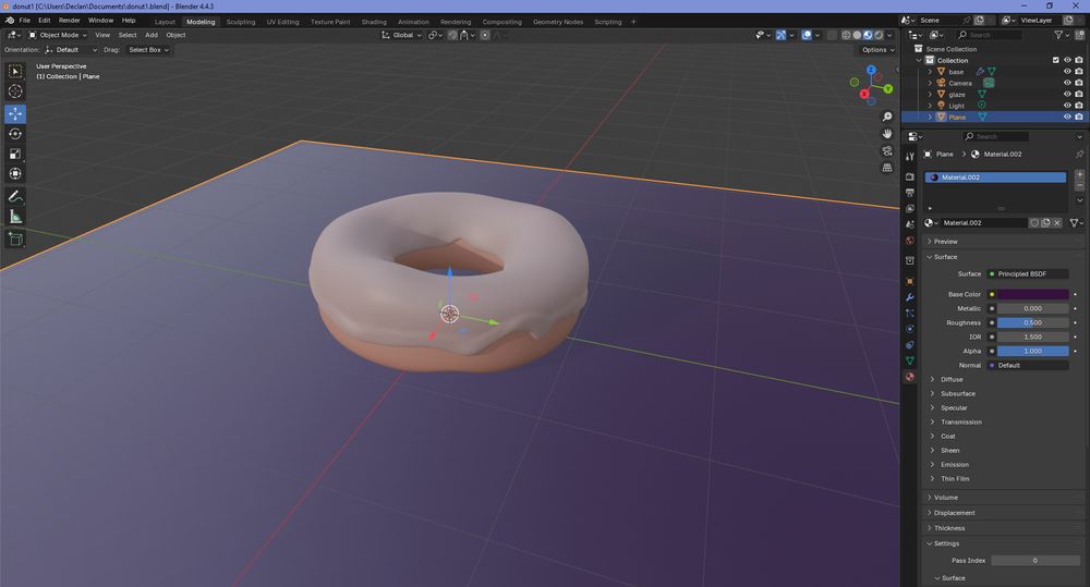 blender donut
