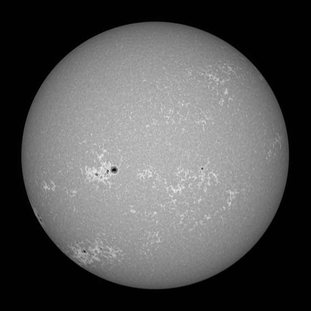 Sun 2025-08-25 in the Calcium K spectral line