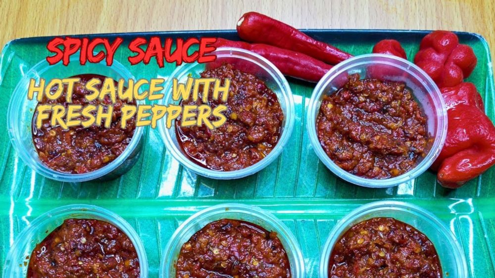 MAKING HOMEMADE CHILLI SAUCE | PEPPER SAUCE RECIPE | HOW TO MAKE HOT SAUCE FROM FRESH PEPPERS