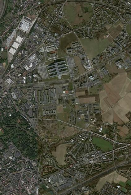 yandex map of same location in Brussels