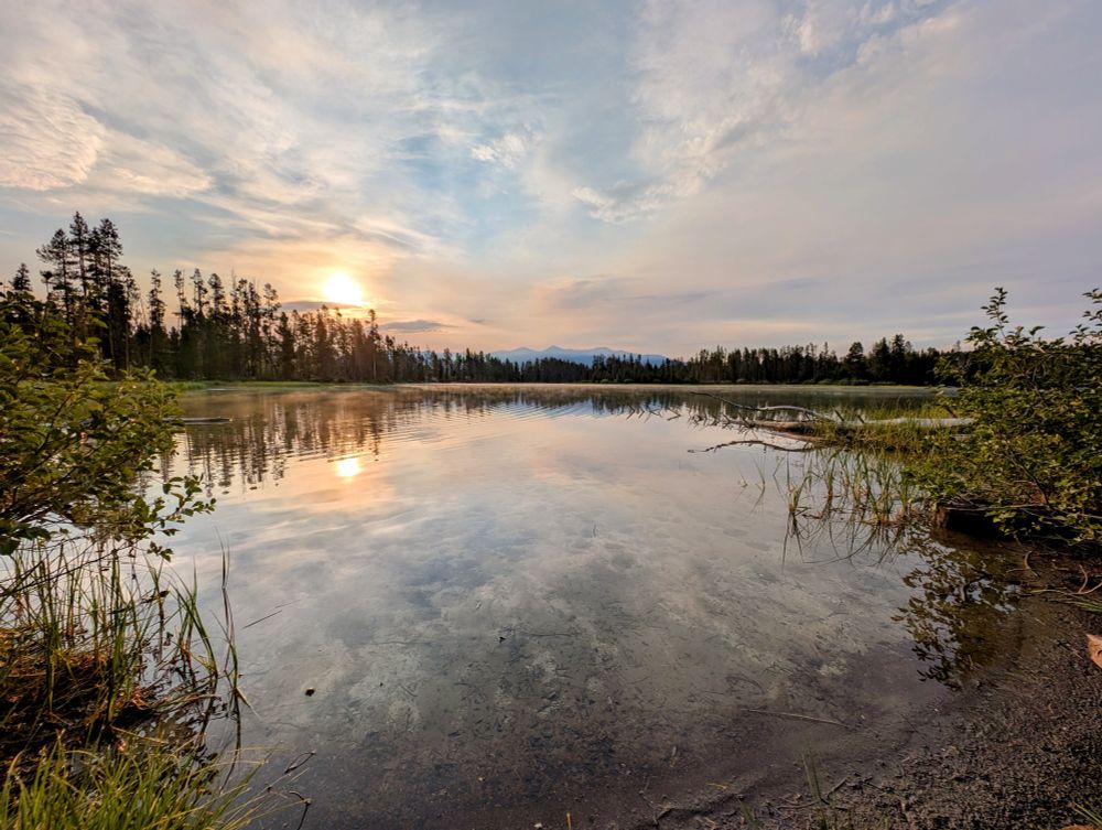Sunrise over Pettit Lake #Idaho