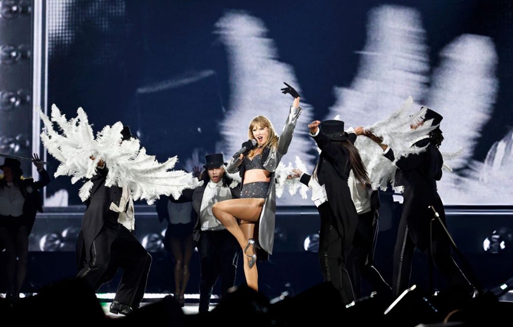 Taylor Swift at The Eras Tour Toronto N1 during TTPD set