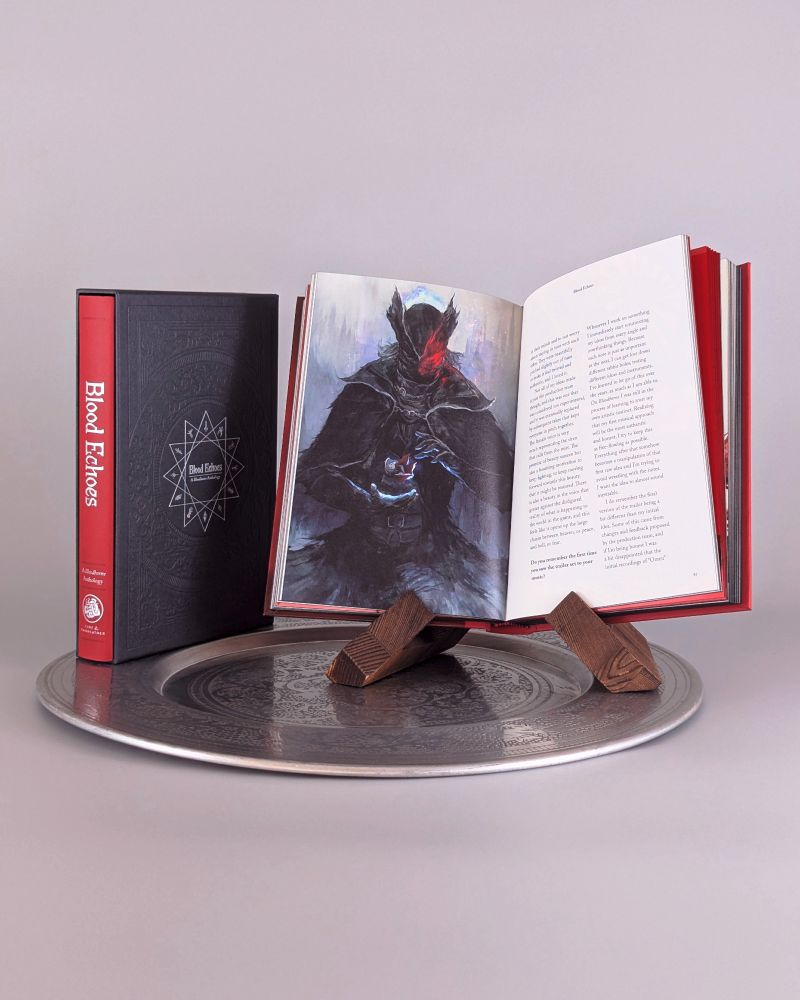 Photo showing the Tune & Fairweather book Blood Echoes: A Bloodborne Anthology.
#bloodborne #fromsoftware #booksky 💙📚
