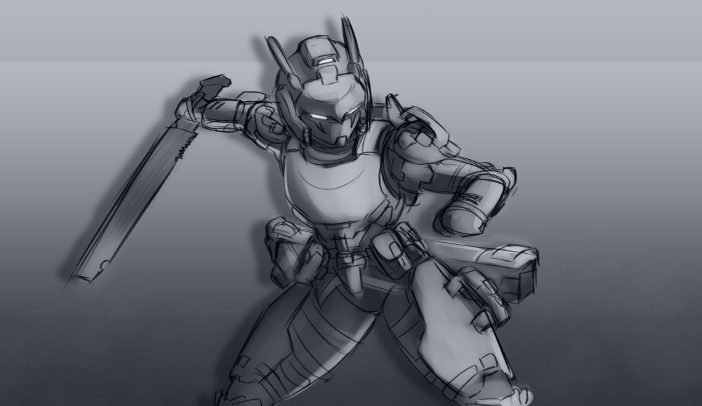 My S-III OC, Maya Namoto 
Using her sword