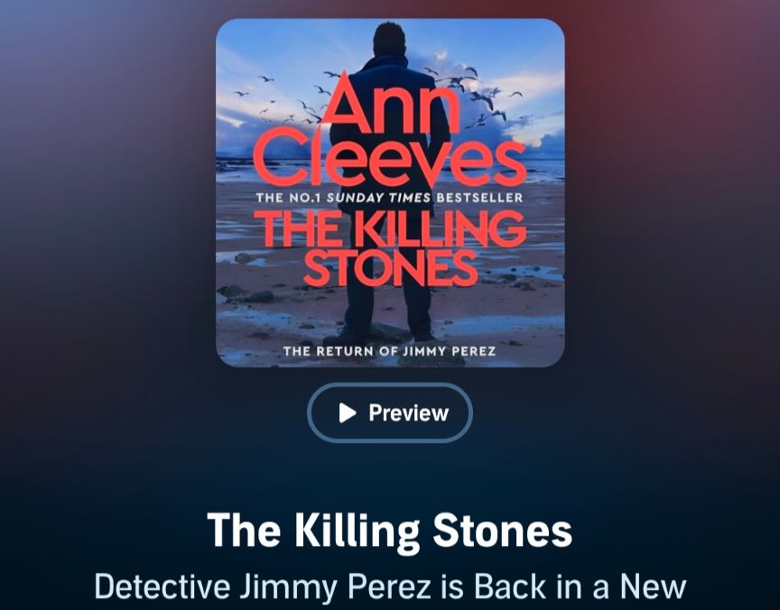 New book by Ann Cleeves. Jimmy Perez in Orkney 