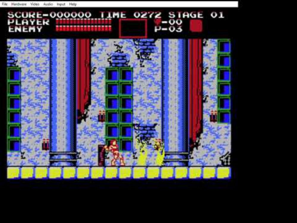 Castlevania on Colecovision Experiment