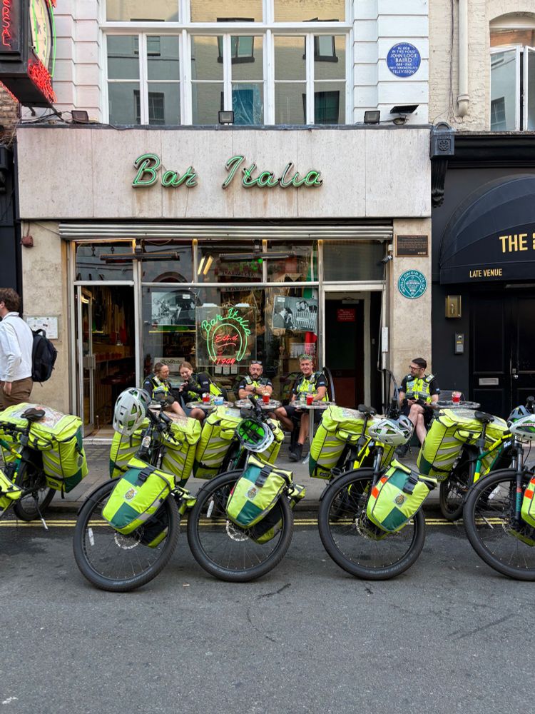 London Ambulance Bicycles 