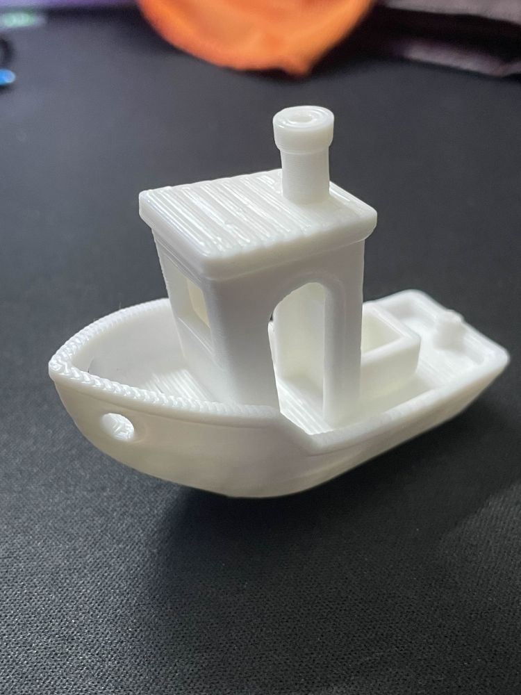 3D printed benchy boat