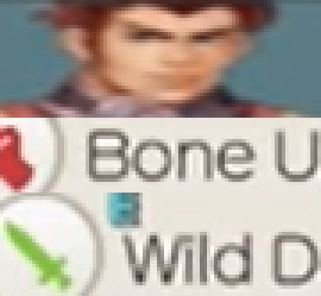 Spliced edit of Reyn's arts menu, which now says "Bone U" and "Wild D".