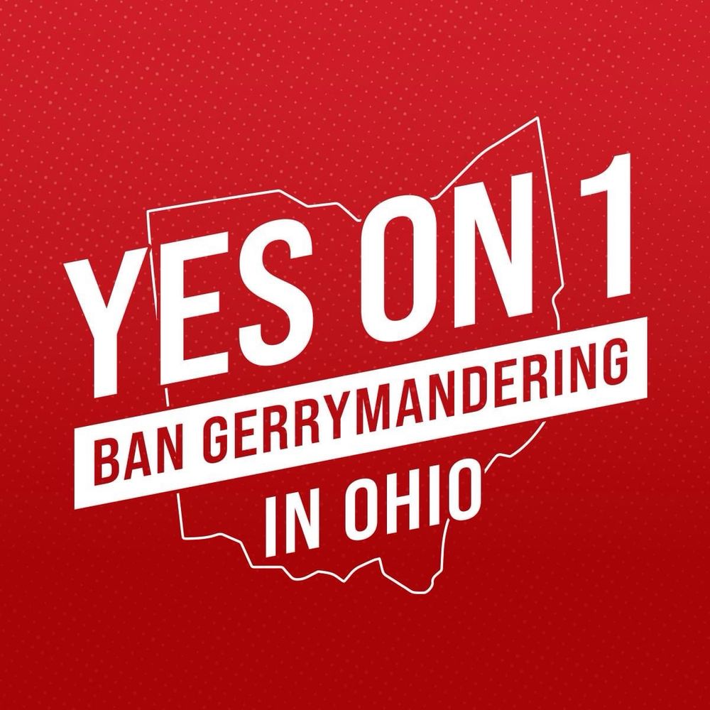 Yes on 1 - ban gerrymandering in Ohio