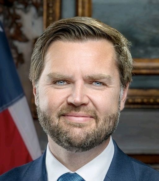 JD Vance's official vp portrait. He looks weird.