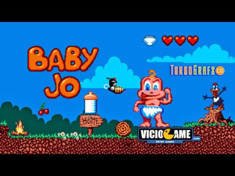 🎮 Baby Jo in Going Home (TurboGrafx-CD) Complete Gameplay