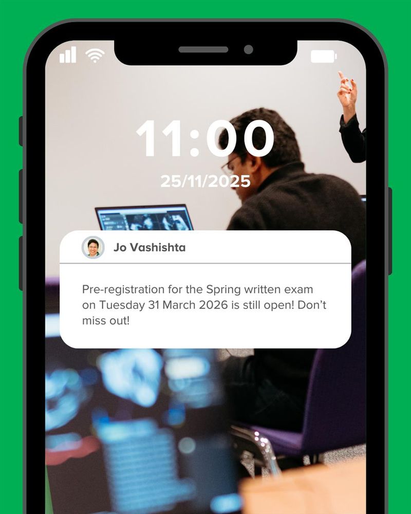 Pre-registration for the Spring written exam on Tuesday 31 March 2026 is still open! Don’t miss out!
