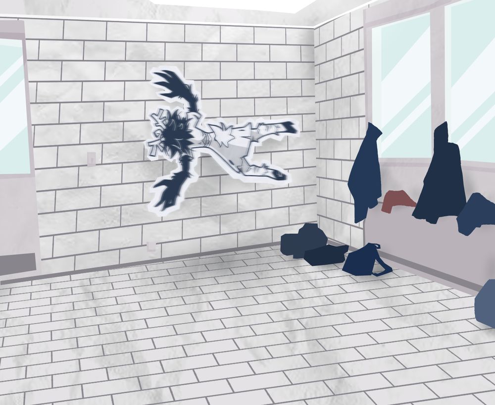 Miss Thavel from Fundamental Paper Education slamming into a brick wall similarly to as seen in the popular vine doing the same thing.