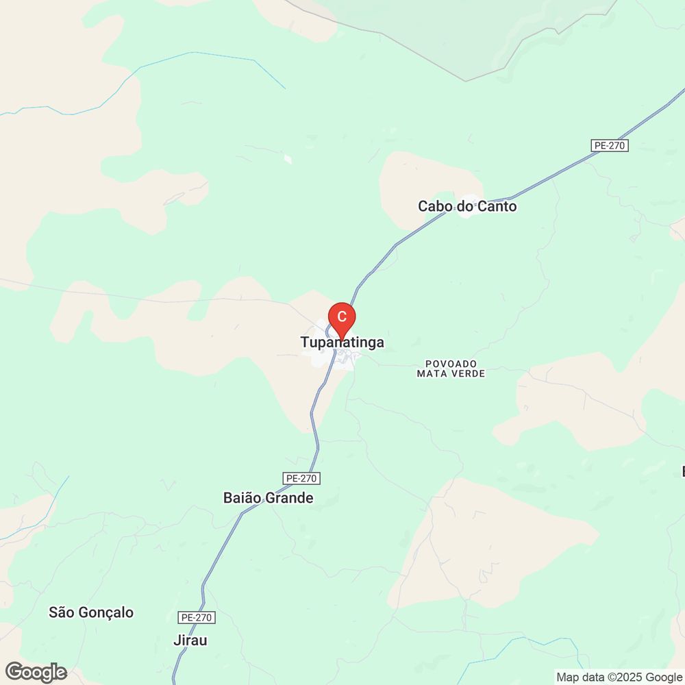 Mapa de Tupanatinga, Pernambuco