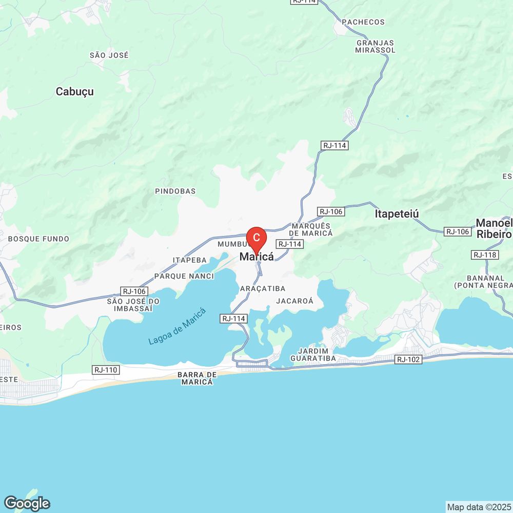 Mapa de Maricá, Rio de Janeiro