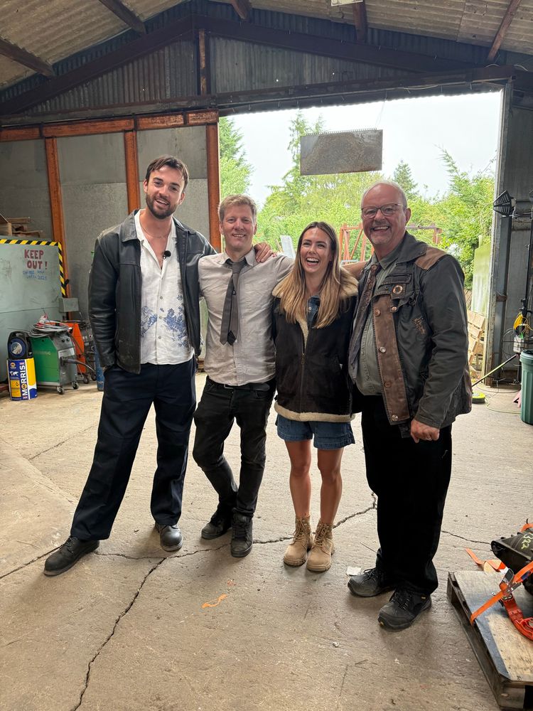The 4presenters of Zapheap, a new version of the classic engineering show