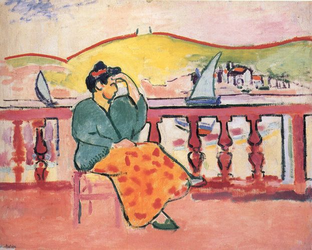 Lady on a Terrace