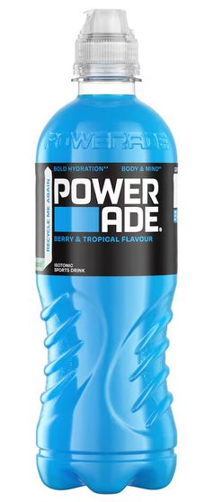 Stock image of everybody's beloved drink of choice, Powerade(tm).