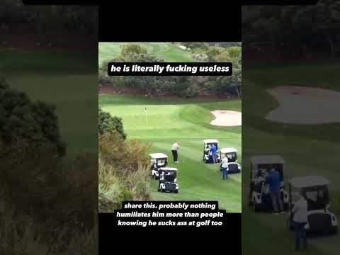 Donald Trump HUMILIATES himself golfing.