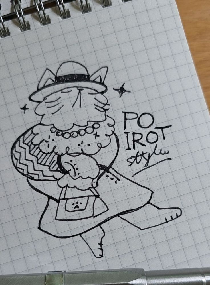 Poirot fashion style #cat #fashion #แมว #猫