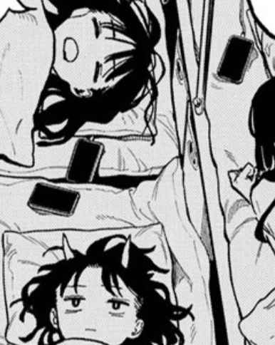 closeup of the phones near the pillows