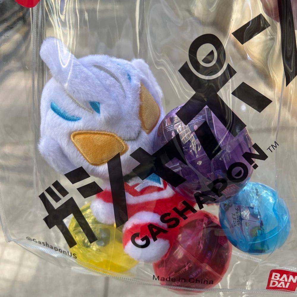 arc fuwa in a bag of gachapon capsules