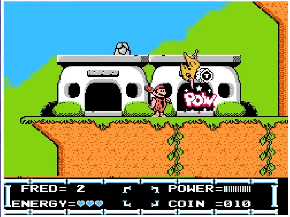 Flintstones for the NES but the funny grand dad version 