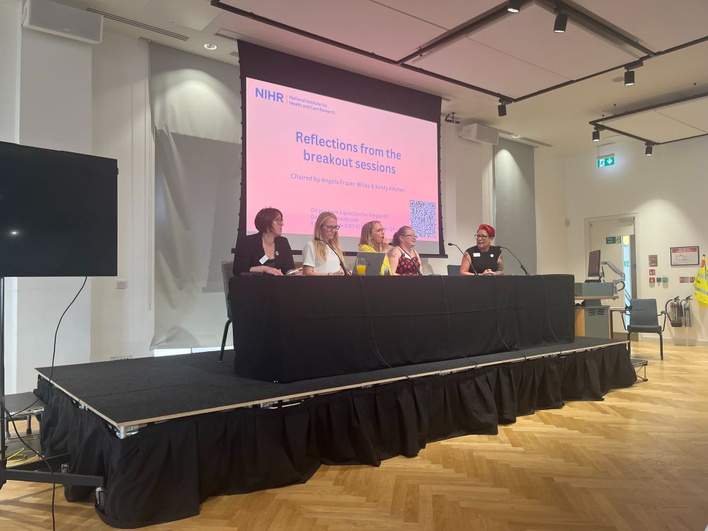 The panel reflect on discussions from the breakout groups