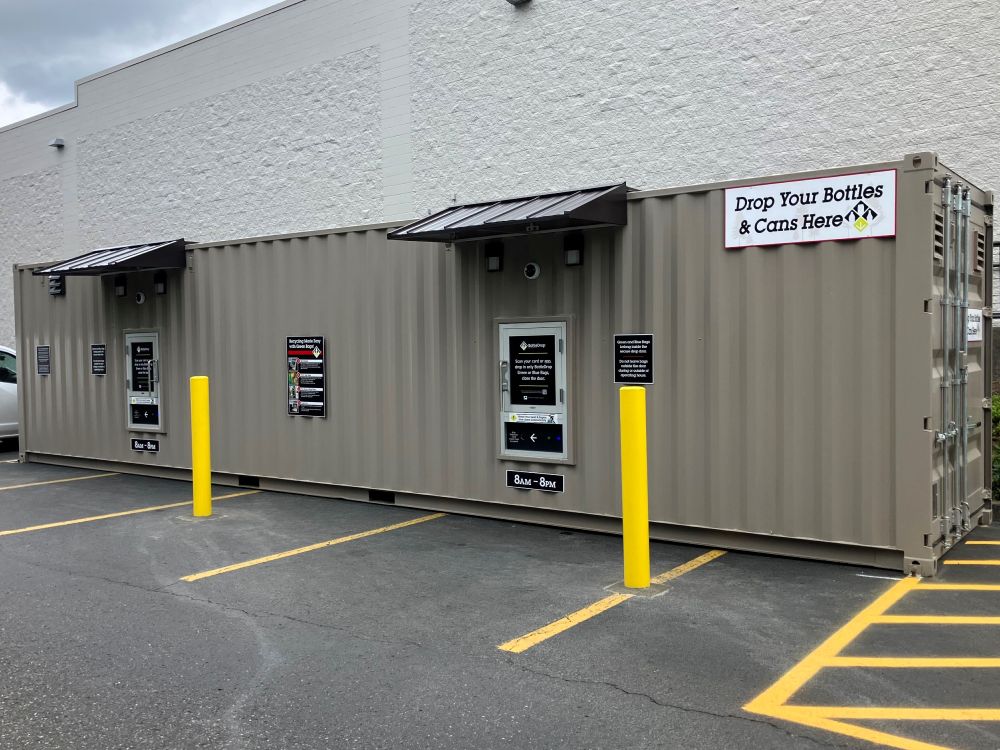 Bag drop door at Target Cedar Mill in Portland, OR