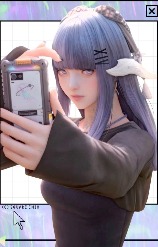重ための髪にしてみました.⋆𝜗𝜚