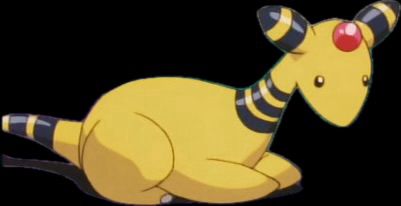 freestanding Ampharos loafing 