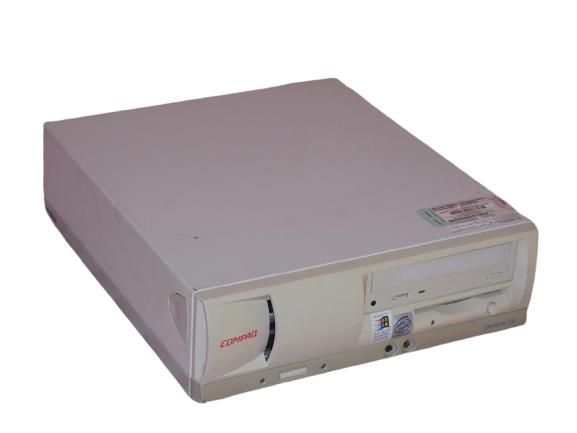 a Compaq Deskpro EN "compact" computer from the late 90s