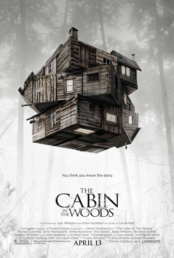 Poster for “The Cabin in the Woods”.