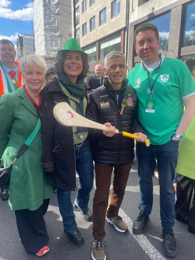 Liam Conlon MP, Karin Smyth MP, Deirdre Costigan MP with Mayor of London Sadiq Khan