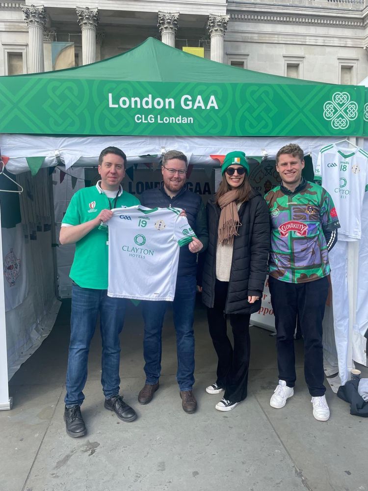 Liam with London GAA