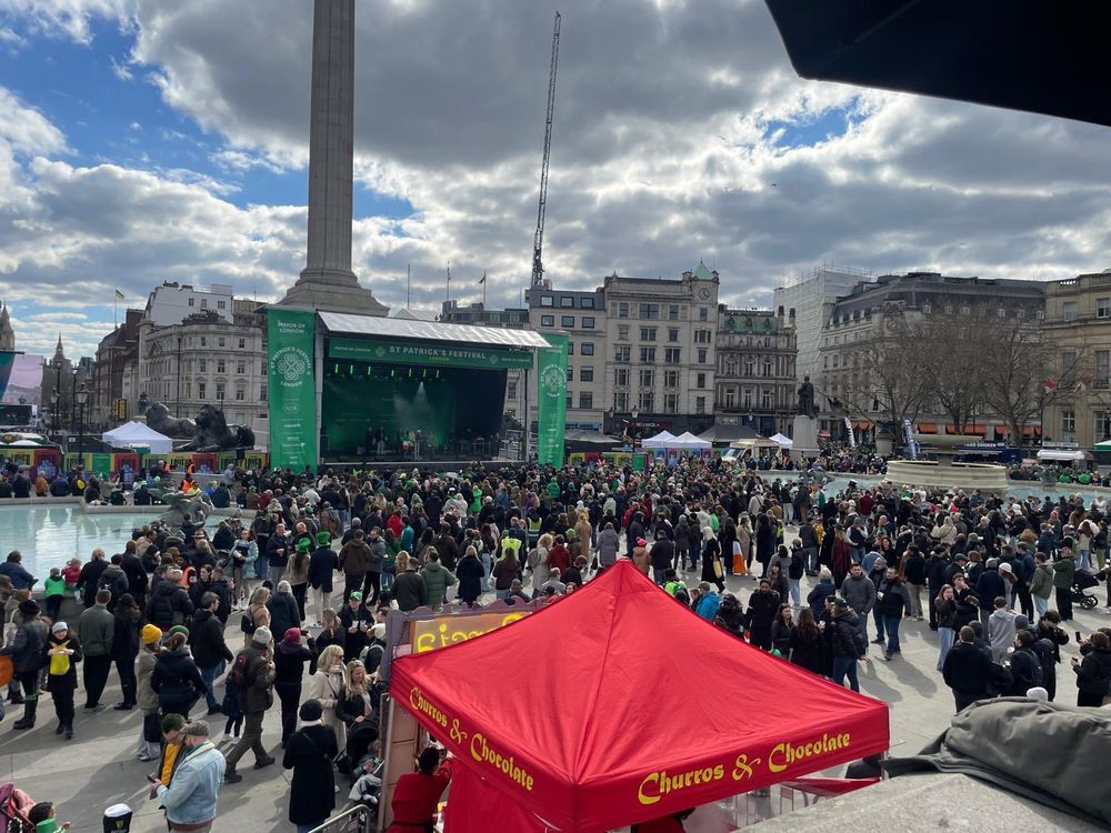 St Patrick’s Day in Trafalgar Square