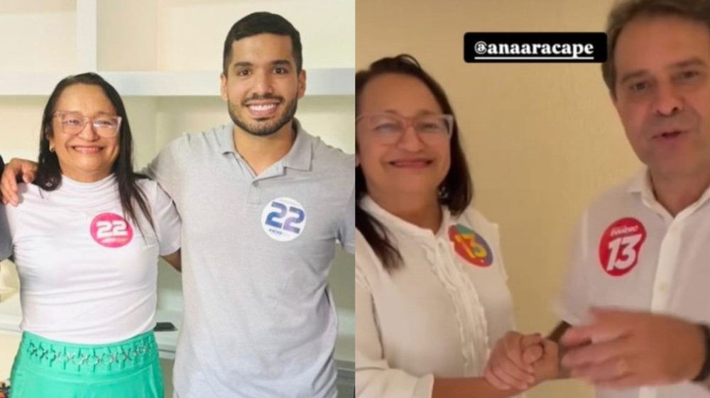 Vereadora em Fortaleza se explica após aparecer em menos de 24 horas com candidato bolsonarista e petista