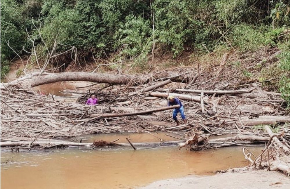 Indígenas do Vale do Javari atingidos pela seca pedem socorro