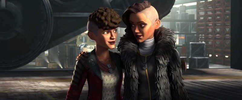 Trace and Rafa Martez from Star Wars: The Clone Wars.